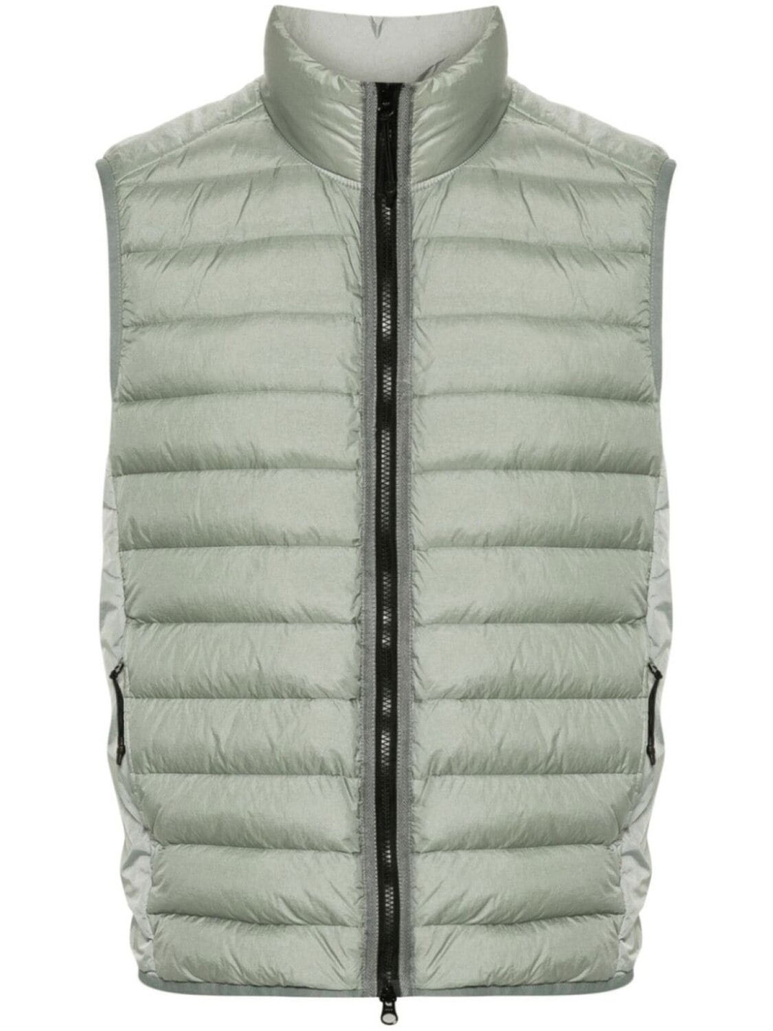 

Stone Island дутый жилет с нашивкой Compass, серый