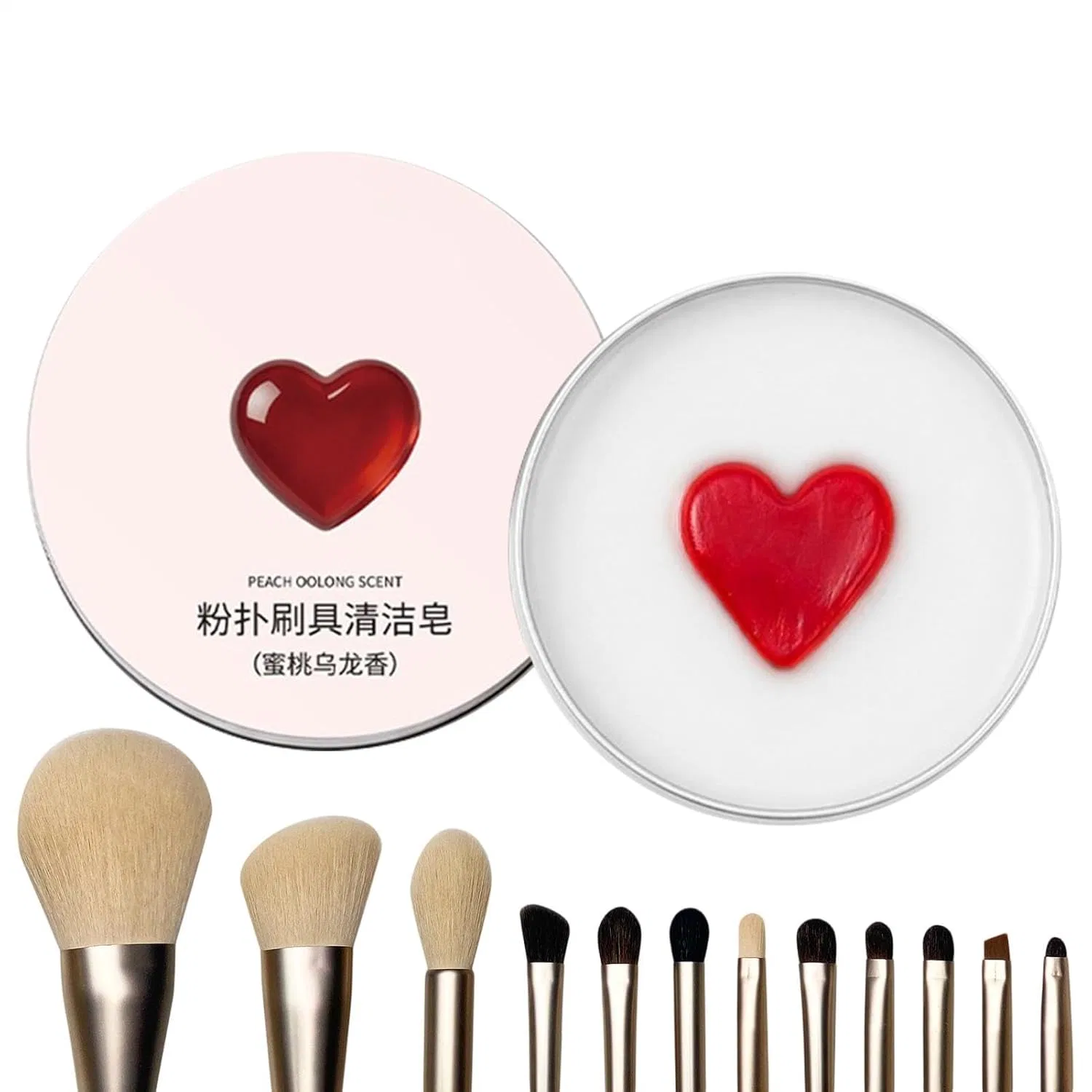 Мыло для очистки кистей для макияжа, 100 г Generisch, Rosa