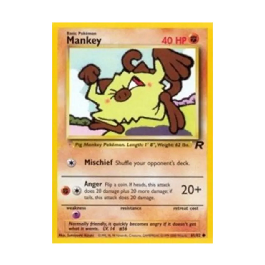 

CCG Мэнки (C) #61, Pokemon - Team Rocket - Singles