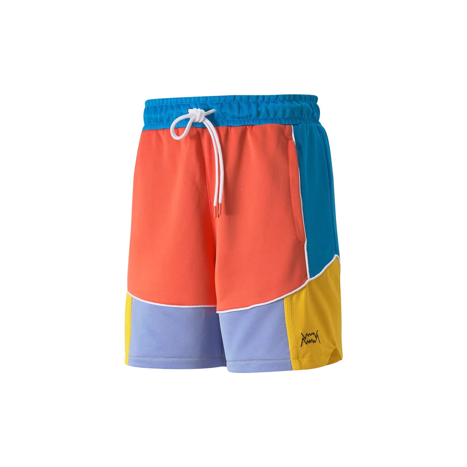 

Повседневные шорты унисекс цвета шитья Puma, цвет Patchwork Color