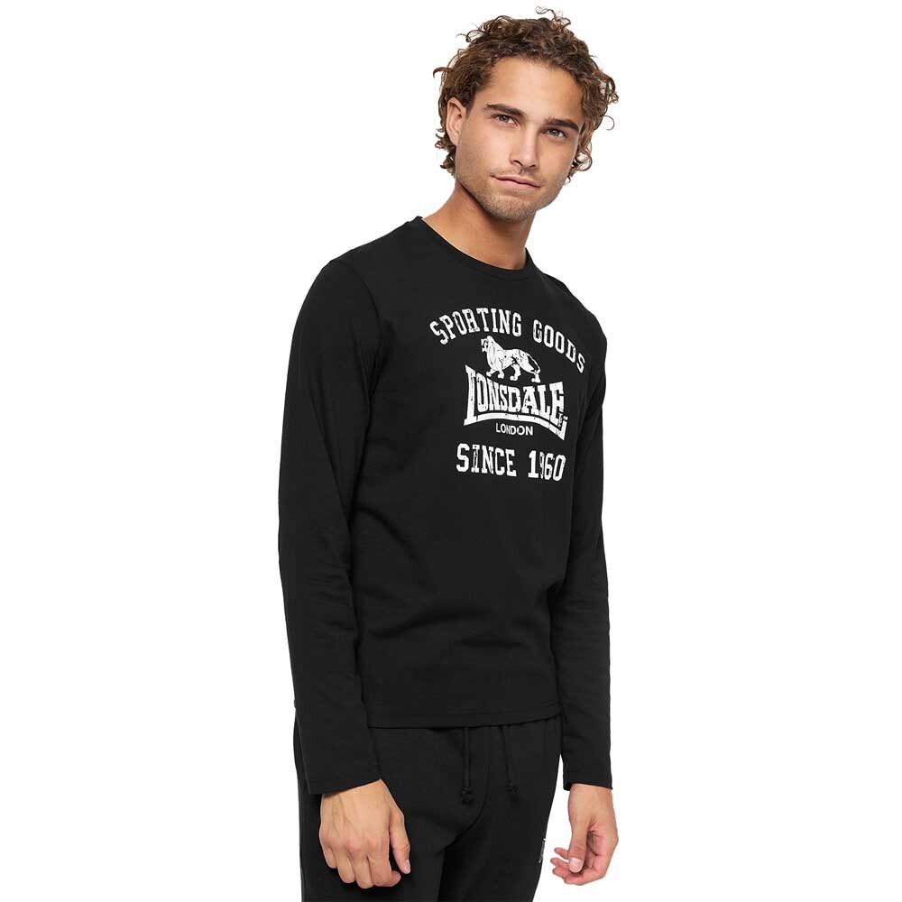 

Футболка с длинным рукавом Lonsdale Auldearn, черный