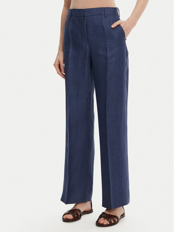 

Брюки прямого кроя Malizia 2515131052 Weekend Max Mara, синий