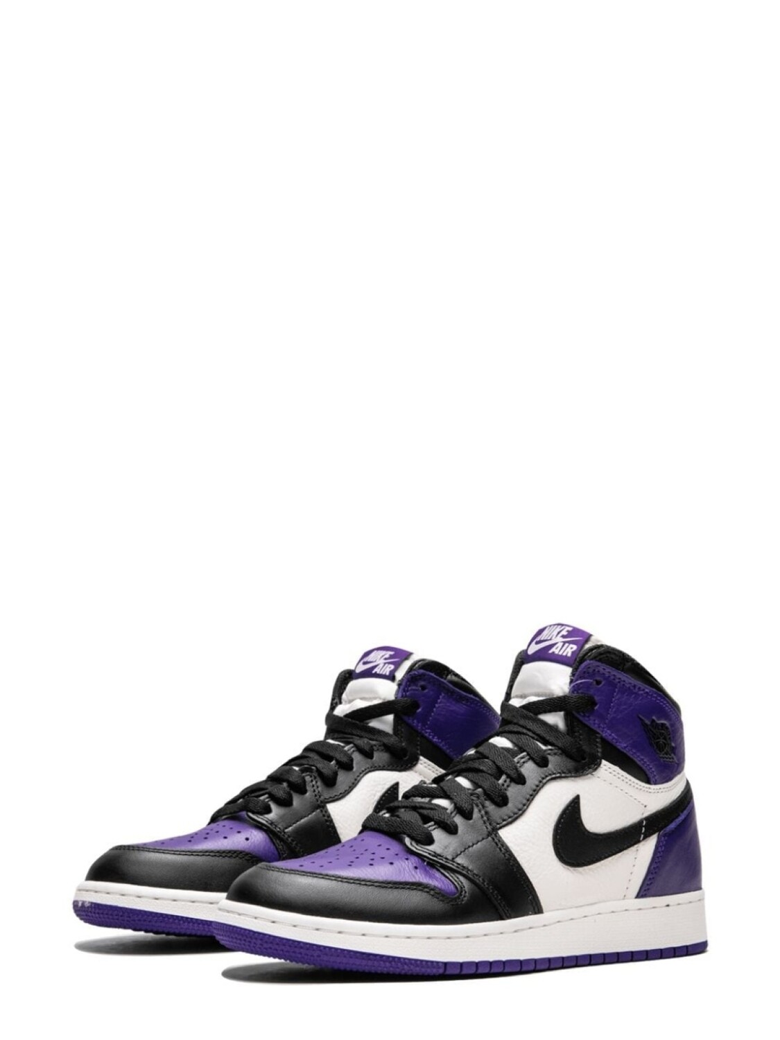 Кроссовки Air Jordan 1 Retro Jordan Kids, фиолетовый — фото 2