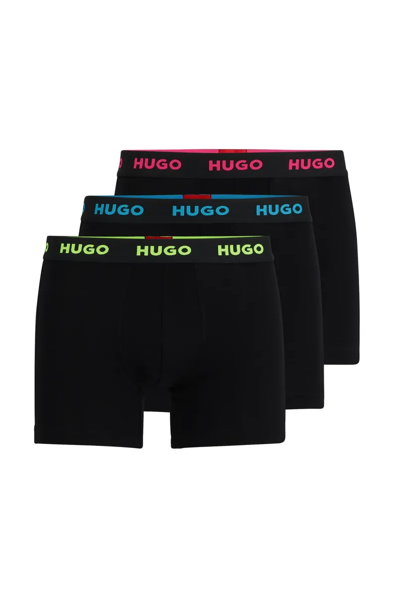 

Боксеры HUGO Underwear "BOXERBR TRIPLET PACK" (3 шт. в упаковке, 3 шт. в упаковке), с этикеткой HUGO на поясе, цвет Open Miscellaneous971