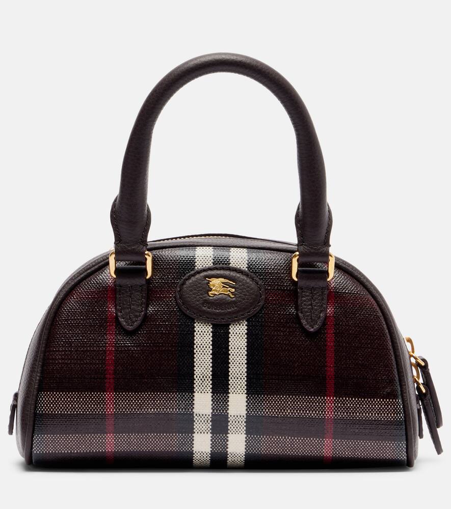

Сумка-тоут Highlands Mini jacquard Burberry, Mahogany