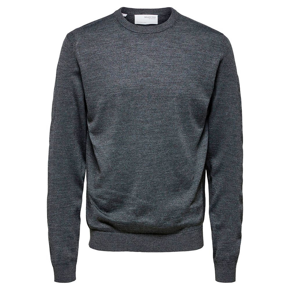 

Свитер Selected Town Merino Coolmax Knit, серый