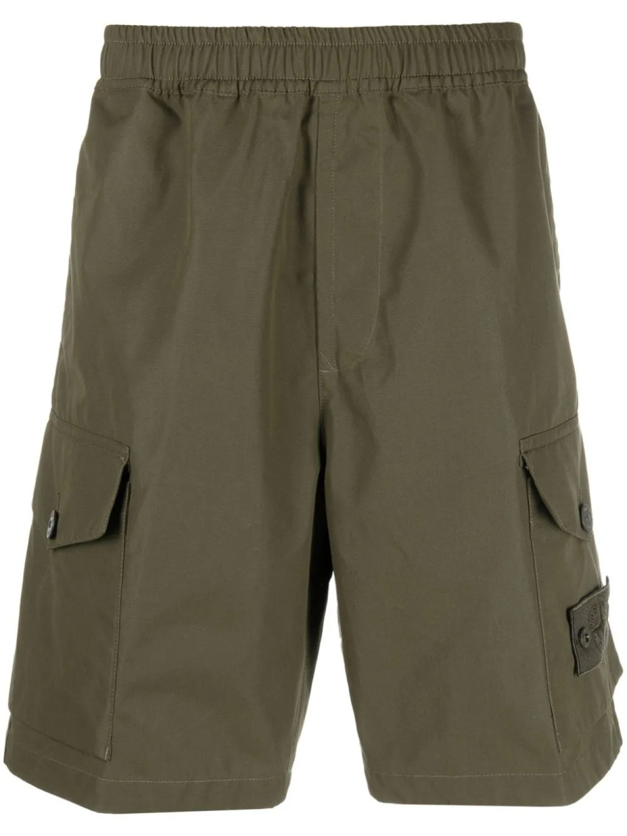 

Хлопковые шорты-карго Stone Island, зеленый