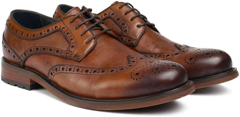 Мужские туфли SOLE Crafted Caliper Brogue, рыжий, Tan — фото 2