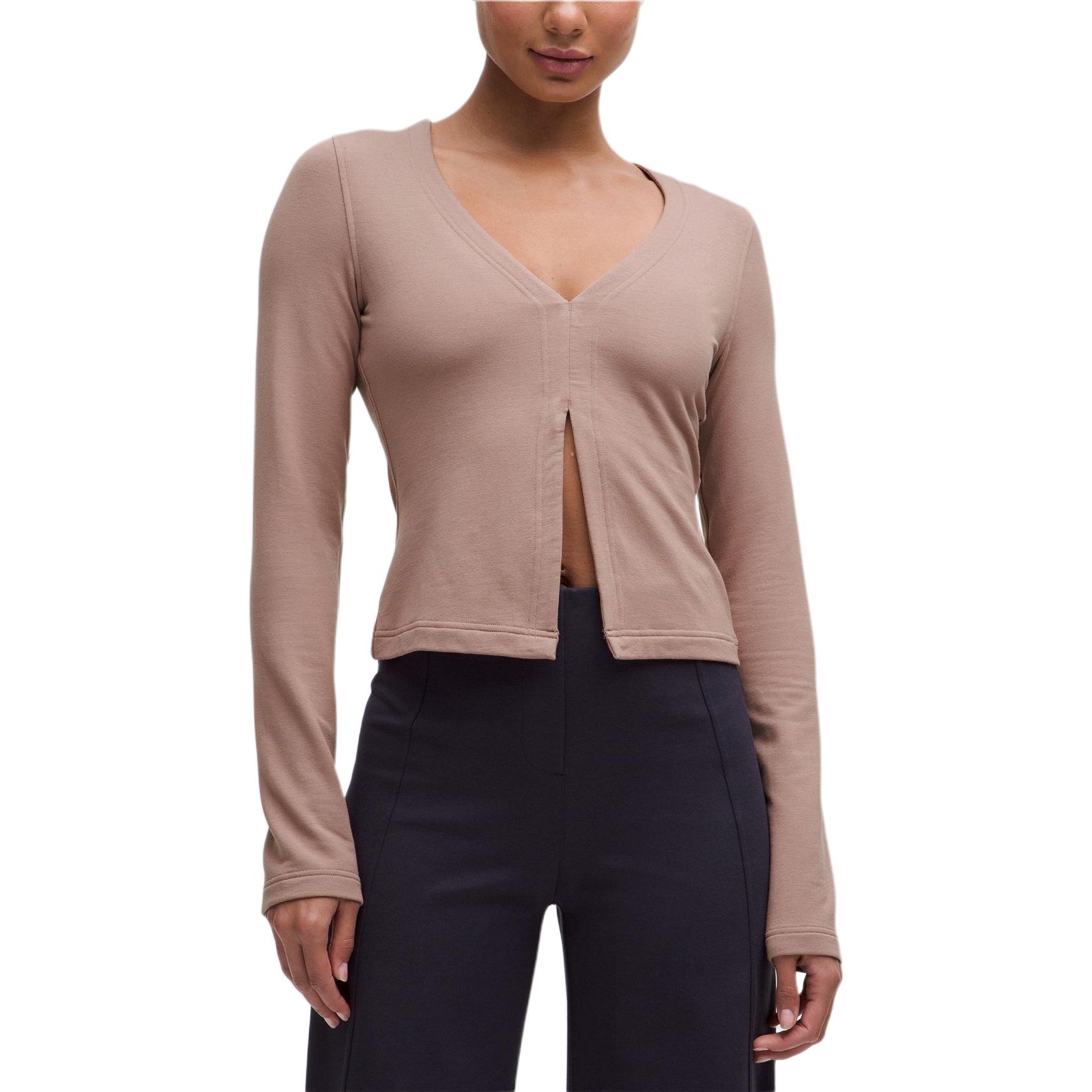 

Флисовая футболка ModalFleece для женщин Lululemon, розовый