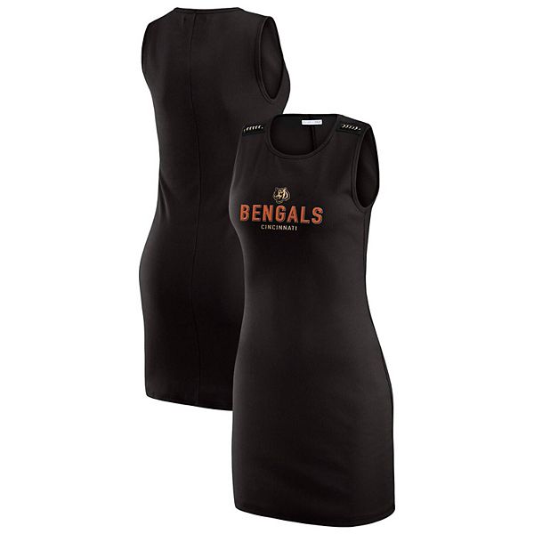 

Женское черное ребристое платье-майка Cincinnati Bengals x Gracie Hunt Wear By Erin Andrews