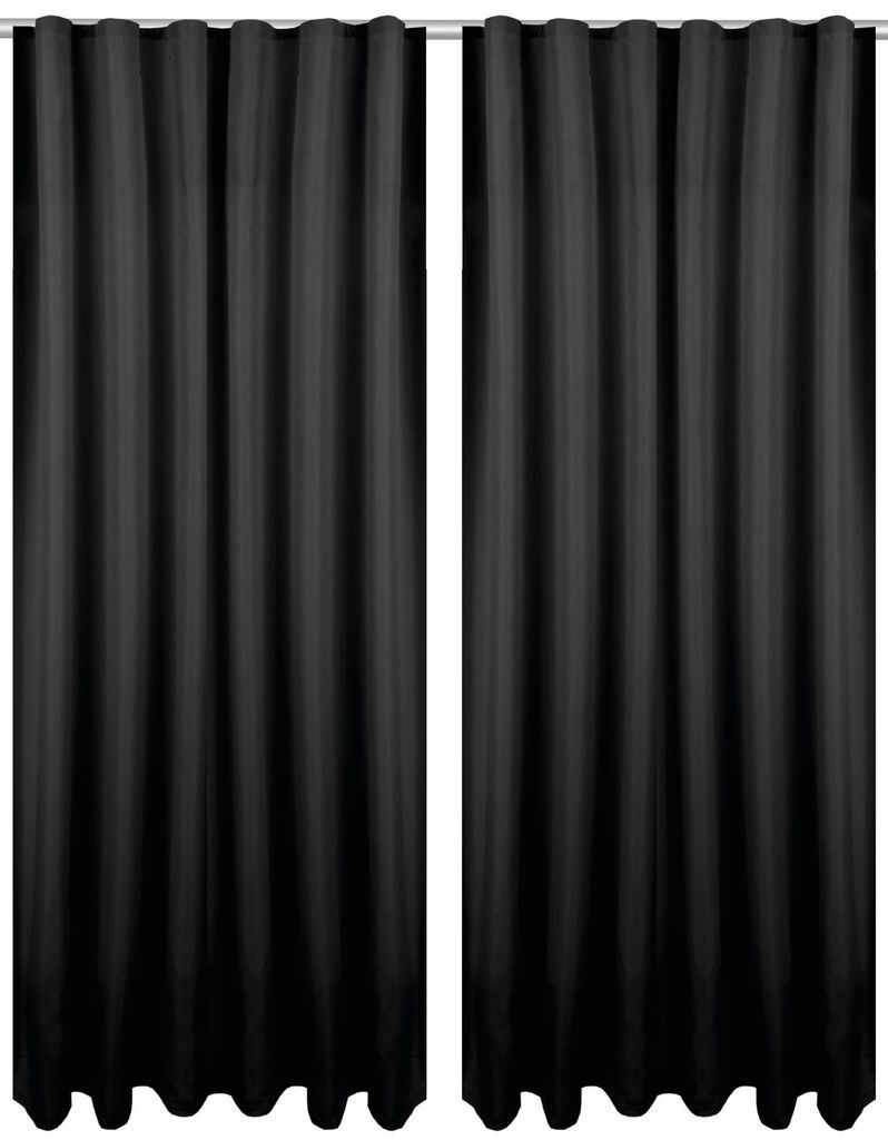 

2 шторы с рюшами Ellen, включая подхваты (антрацит), размер: 140x245см Bestlivings