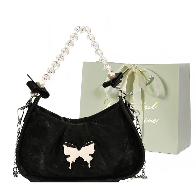 

JIANGLIDA Женская сумка через плечо, Black+Shopping Bag