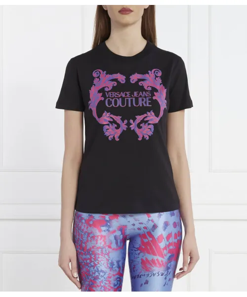 

Футболка Regular fit Versace Jeans Couture, черный