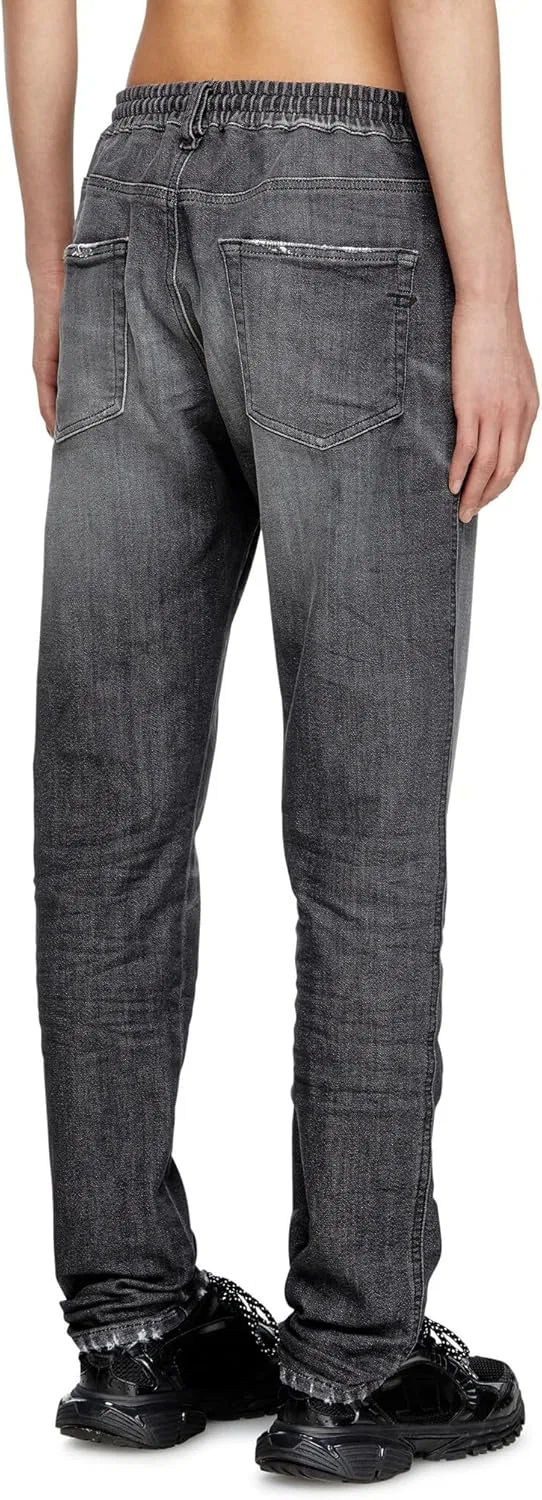 Джинсы D-Strukt JoggJeans Slim Diesel, черный/темно-серый — фото 4