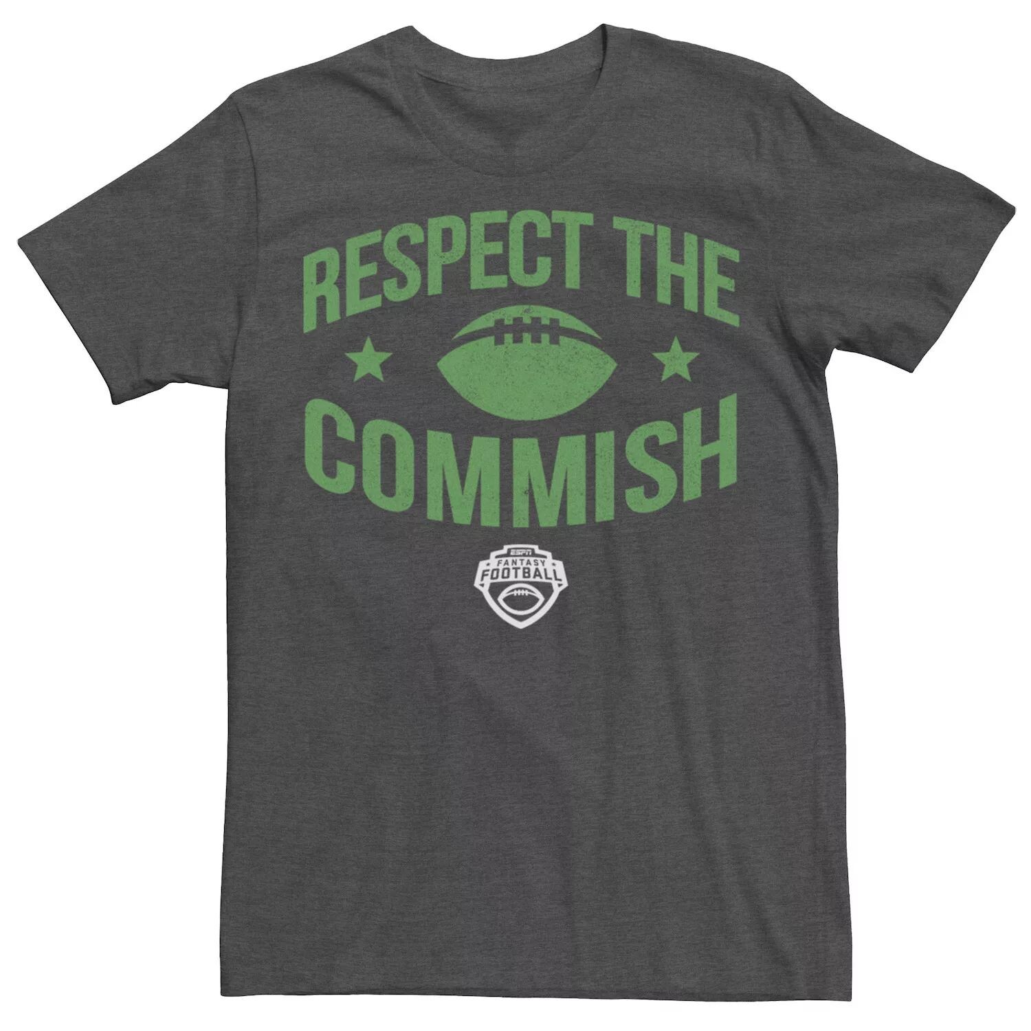 

Мужская белая футболка с логотипом ESPN Fantasy Football Respect The Commish Licensed Character, Белый, Мужская белая футболка с логотипом ESPN Fantasy Football Respect The Commish Licensed Character