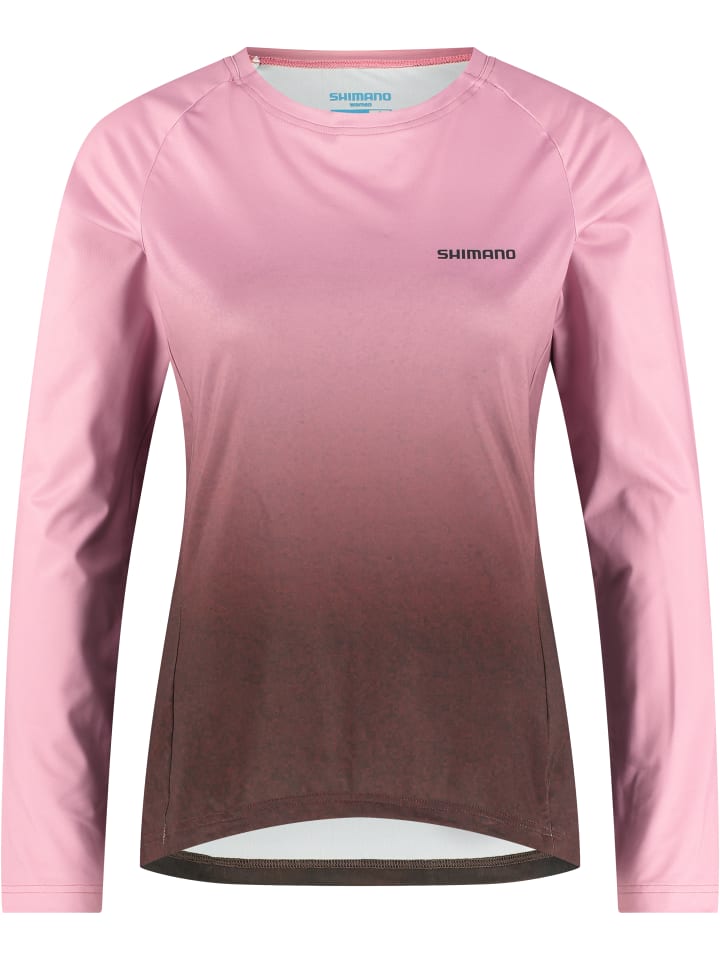 

Лонгслив SHIMANO Long Sleeve Jersey Woman's SAIKO warm, розовый