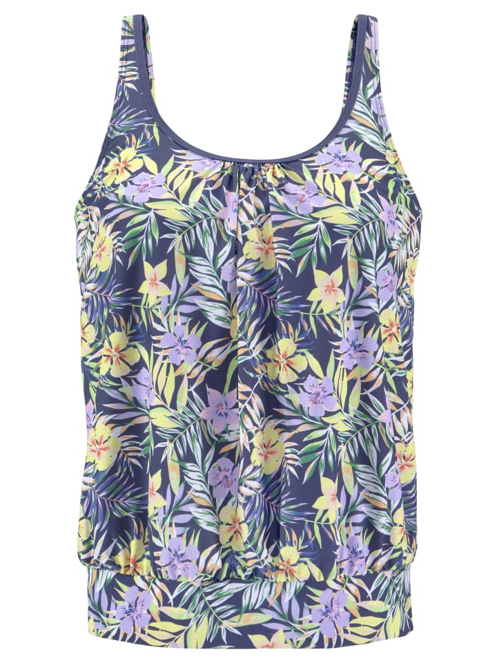 

Venice Beach Топ танкини оверсайз темно-синего лимонного цвета