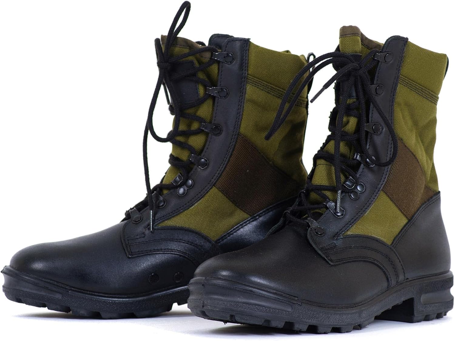 

Оригинальные немецкие армейские ботинки для джунглей для мужчин - BALTES черно-зеленые мужские военные ботинки - кожаные боевые ботинки для мужчин Militar