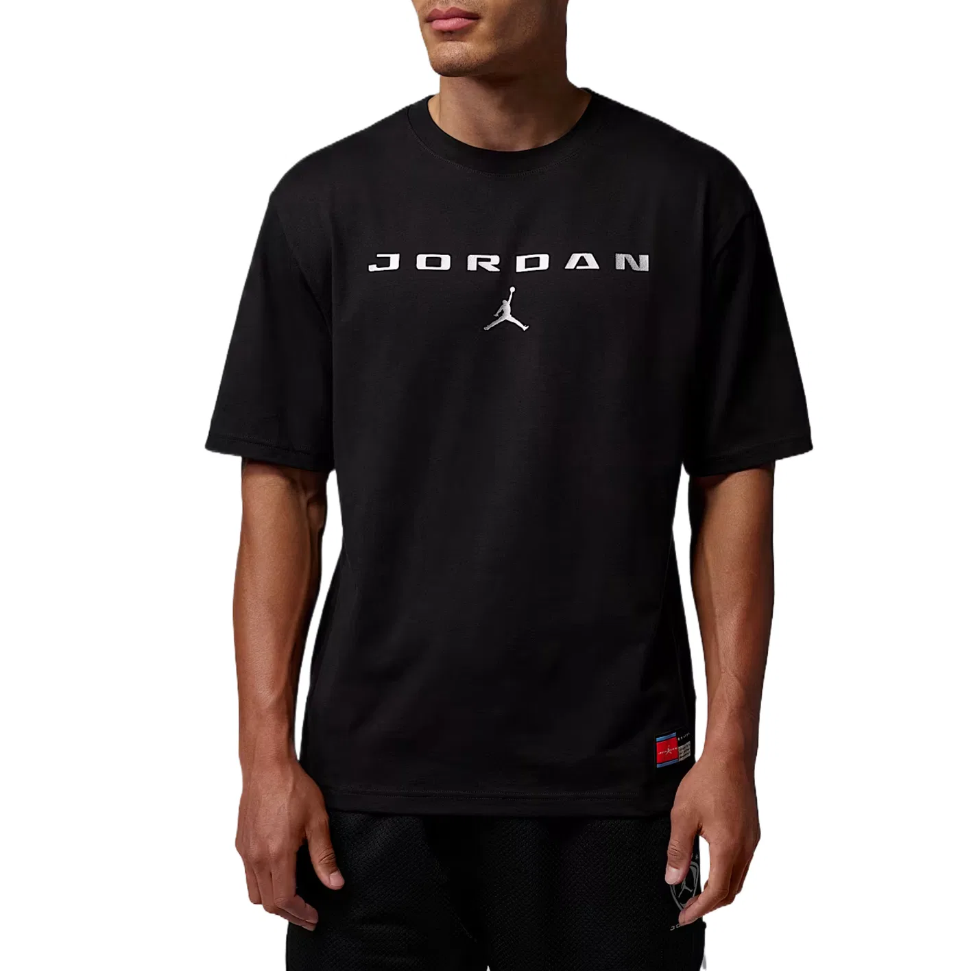 Футболка мужская black crew neck moderate Jordan