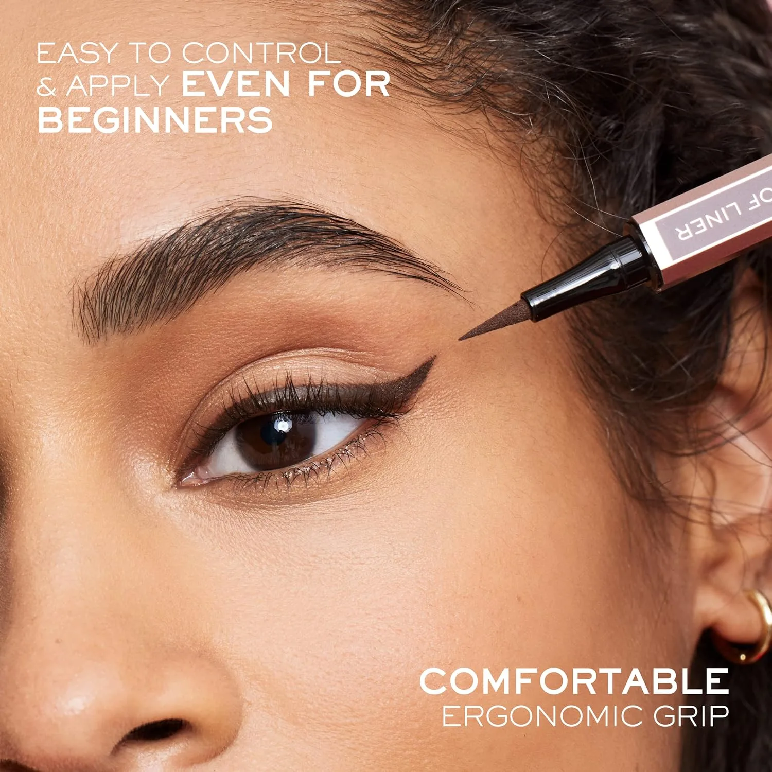 Водостойкая жидкая подводка для глаз Lancôme Idôle Ultra-Precise с фетровым наконечником, обеспечивающая стойкость до 24 часов., Brown — фото 4