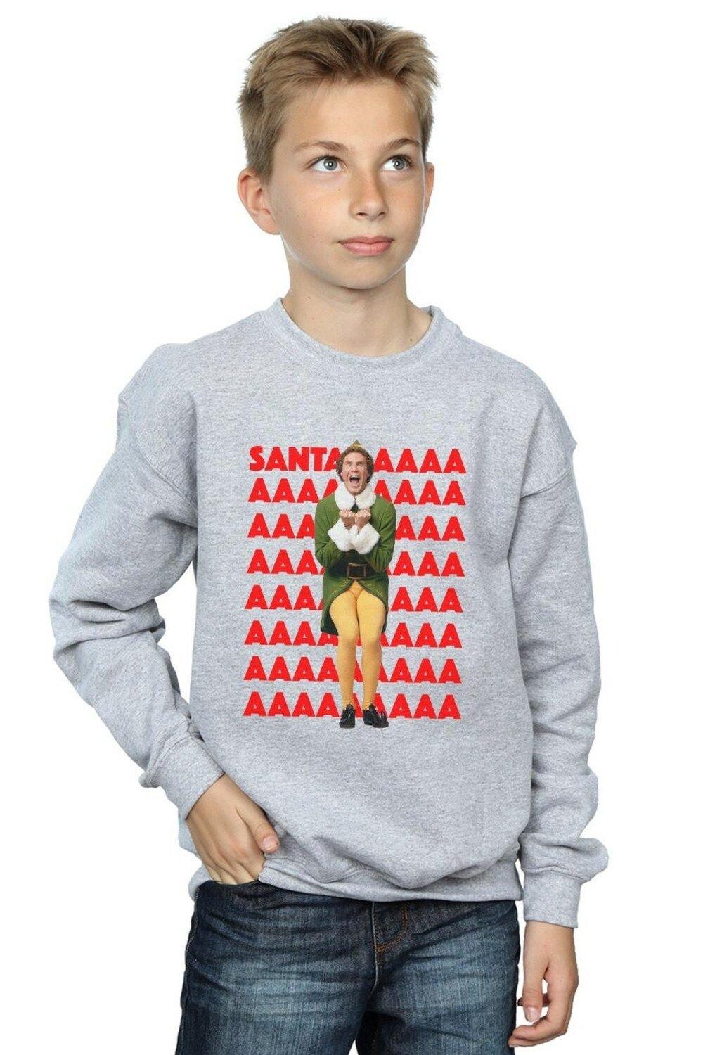 

Толстовка Buddy Santa Scream Elf, серый