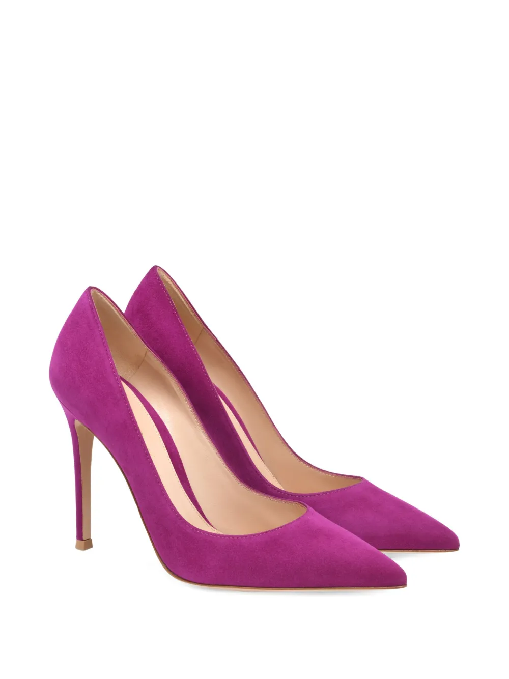 Туфли-лодочки Gianvito из замши на шпильке 105 мм Gianvito Rossi, фиолетовый — фото 2