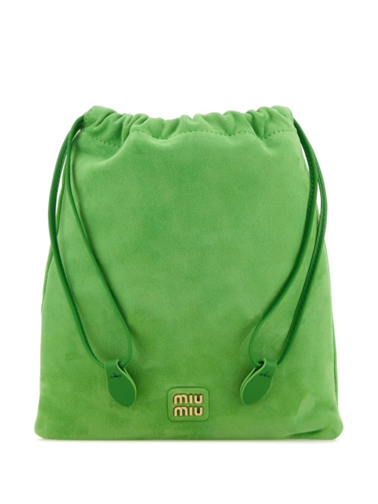 

Замшевая сумка Miu Miu, зеленый