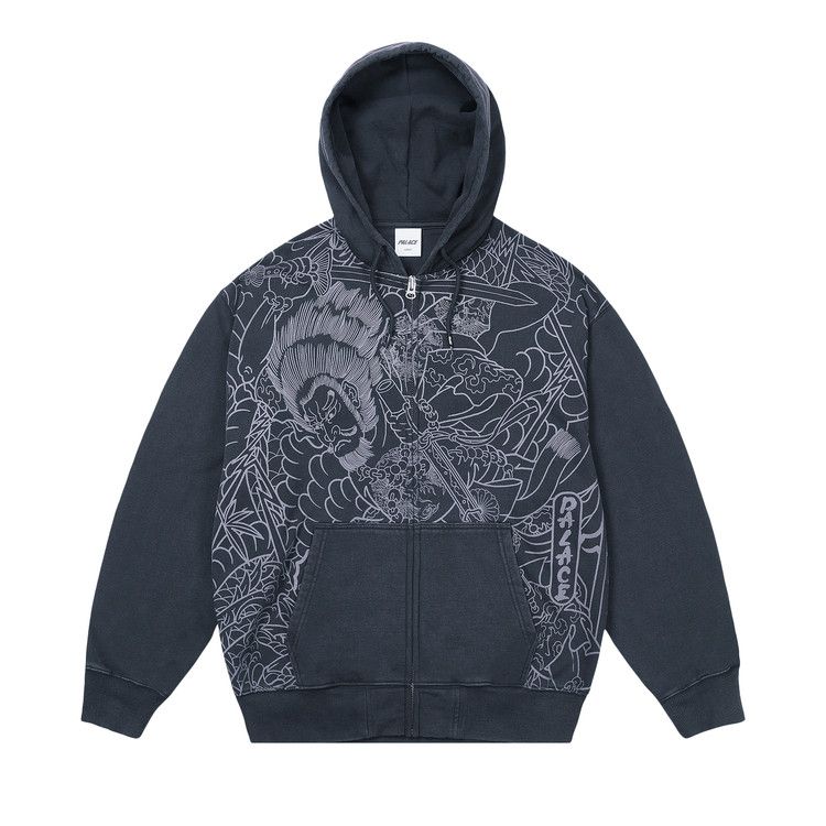 

Толстовка Palace Susanoo Zip Hood, Navy
