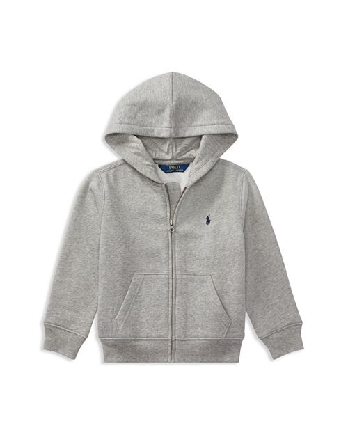 

Флисовая толстовка на молнии для мальчиков – Little Kid Ralph Lauren, цвет Gray