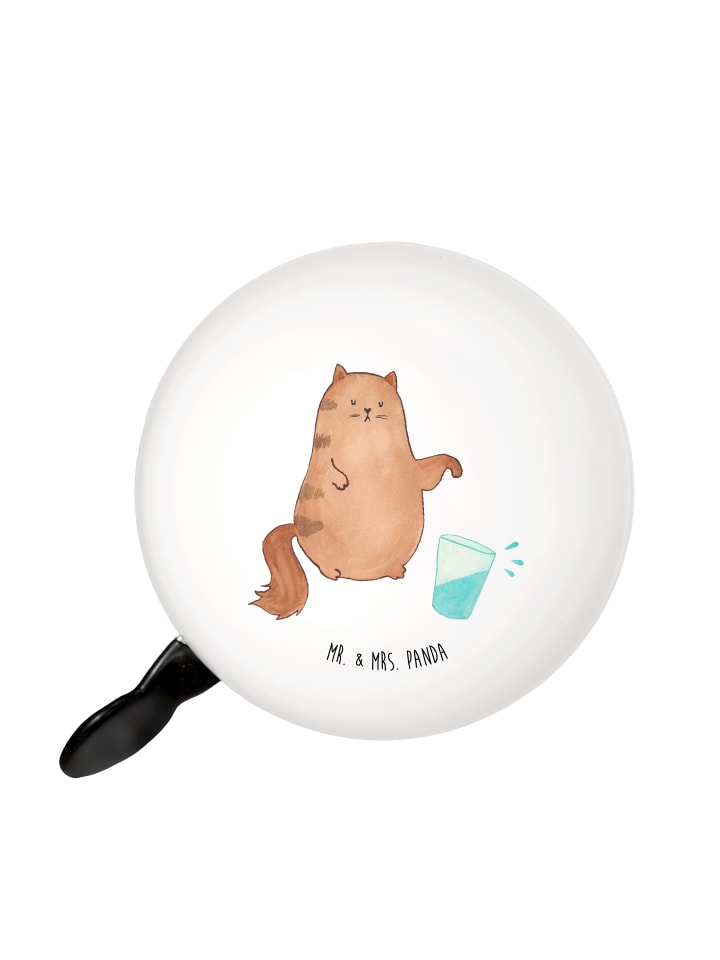 

Mr. & Mrs. Panda Велосипедный звонок, кошка, стакан воды (без слов) в белом цвете