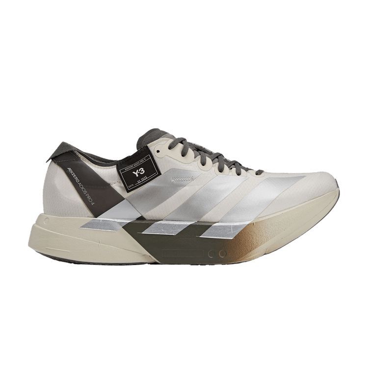 

Кроссовки Y-3 Adizero Adios Pro 4 'Alumina Cinder', кремовый