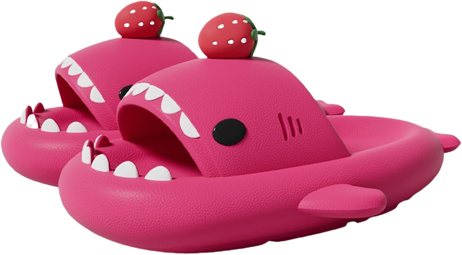 

Шлепанцы с акулами, забавные тапочки «Облачная акула» с противоскользящей поверхностью и быстрой сушкой, тапочки «Облачная акула» для мужчин и женщин Generic, розовый