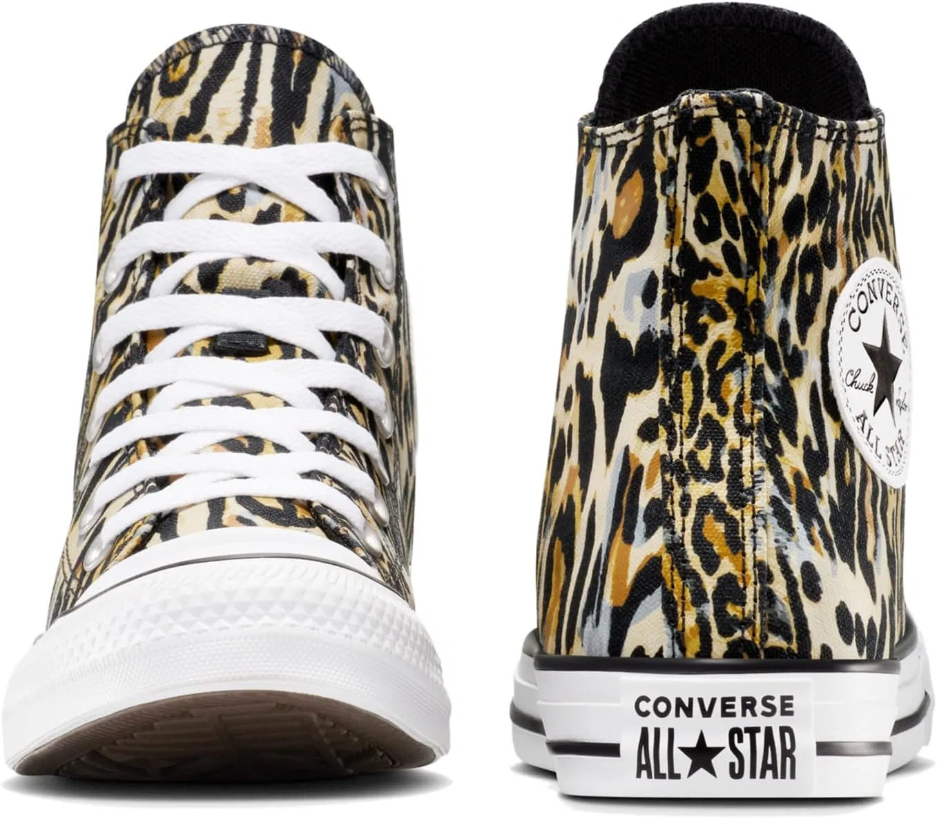 Кроссовки Converse Ctas Hi черно-бело-коричневые, размер 36 EU. Черно-бело-коричневые, размер 36 — фото 4