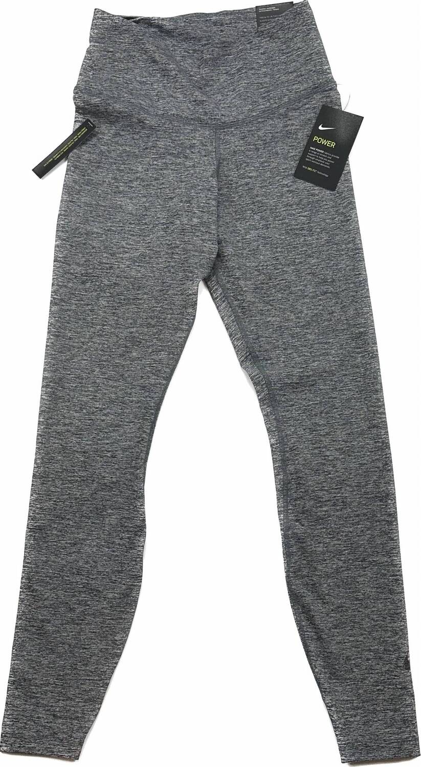 Женские тренировочные леггинсы Power Sculpt Victory в цвете «меланжевый серый» Nike, Heathered Grey — фото 2