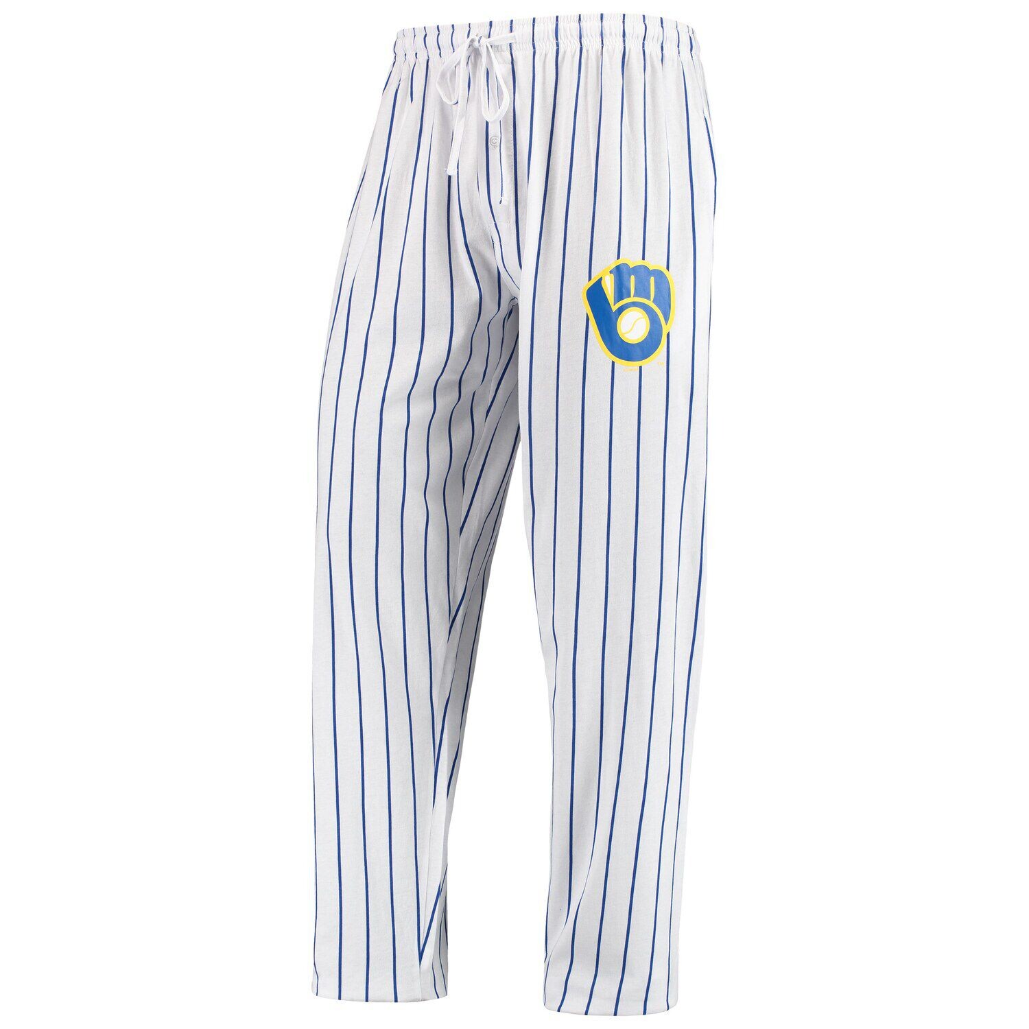 

Мужские брюки Concepts Sport белого/темно-синего цвета Milwaukee Brewers Vigor Sleep Pant