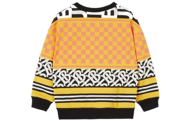 Burberry Свитшот детский SS22 Acid Yellow — фото 4