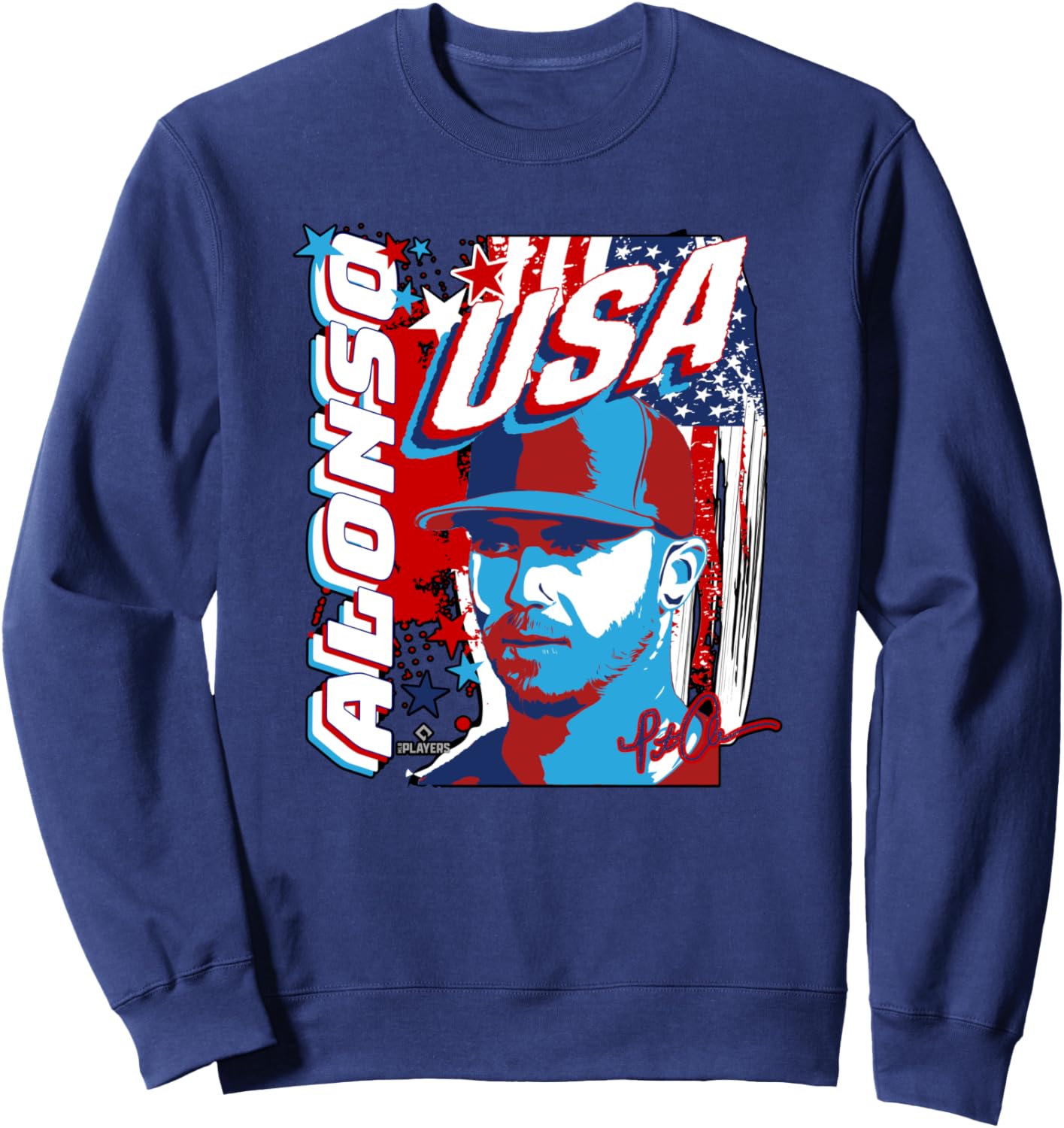 

Толстовка с изображением Пита Алонсо, члена Международной бейсбольной ассоциации США (MLBPA), синяя Ryno Sports, Синий, Толстовка с изображением Пита Алонсо, члена Международной бейсбольной ассоциации США (MLBPA), синяя Ryno Sports