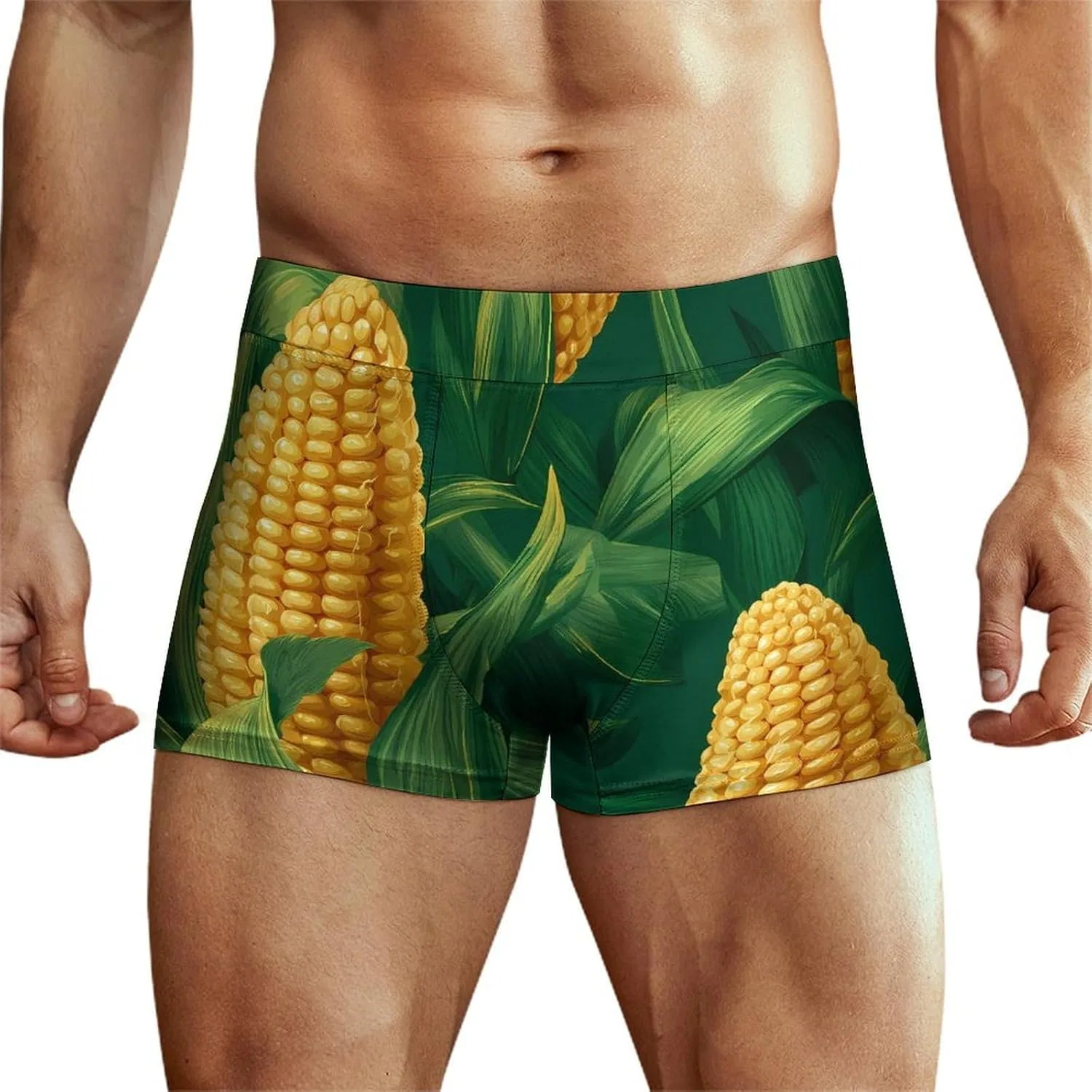 Боксеры Corn Cobs Green Leave, Style-7