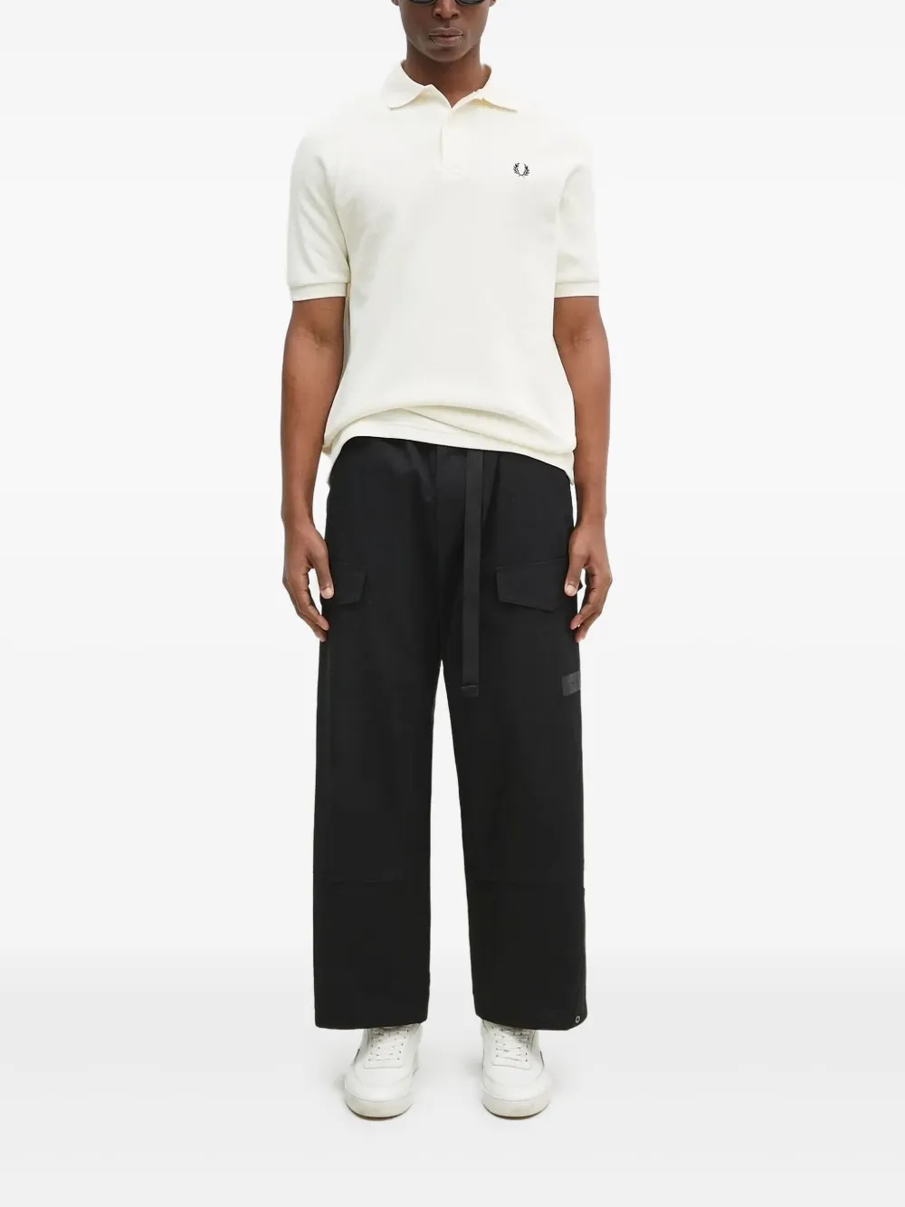 

Рубашка-поло с логотипом Fred Perry, белый
