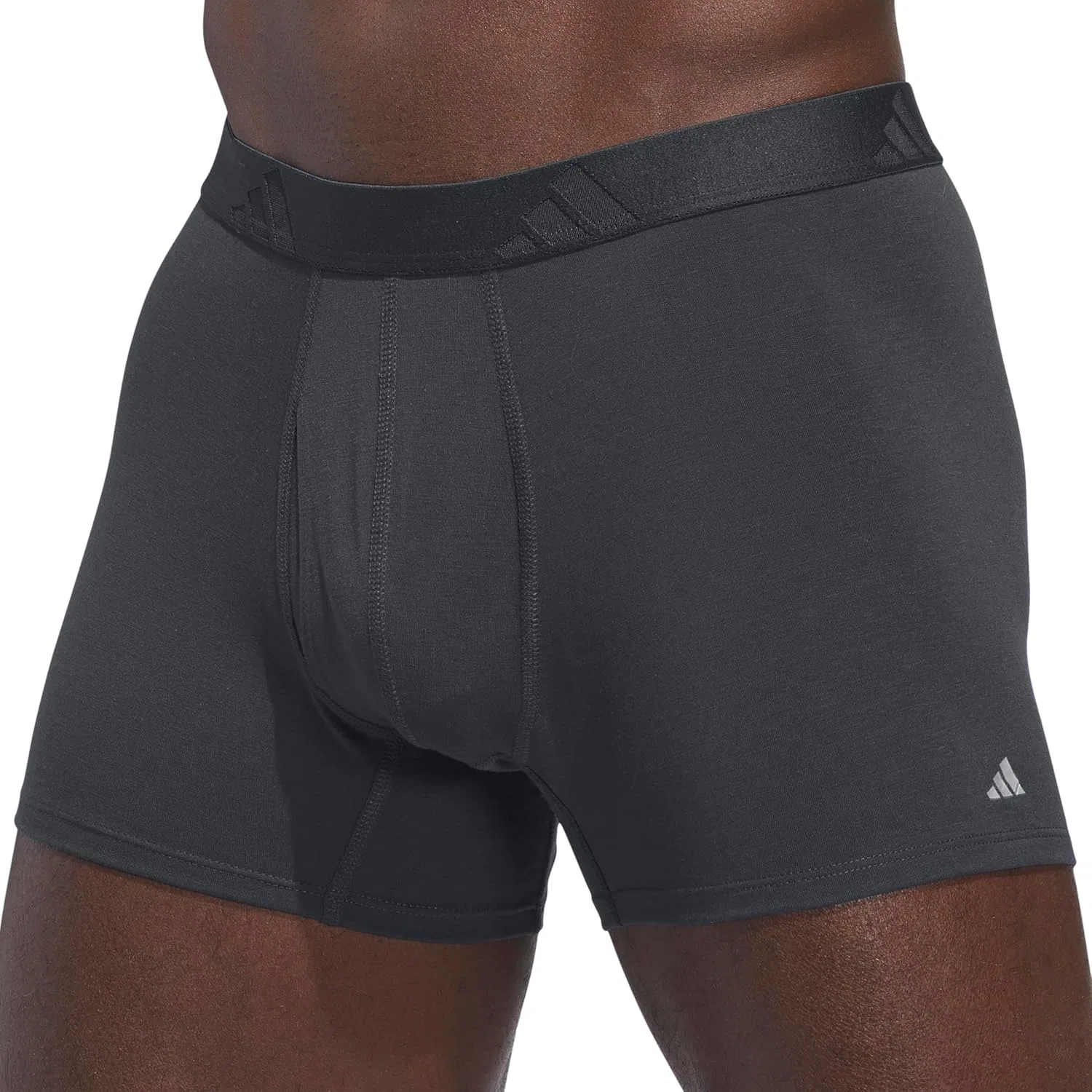 Трусы Adidas, Carbon Grey/Heather Dark Grey/Black/Trunk — фото 4