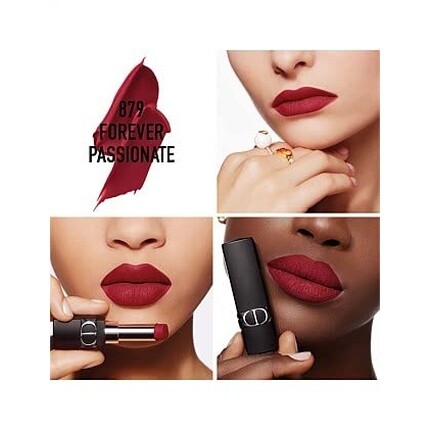 Dior Rouge Forever Transfer-Proof Lipstick 879 Passionate — фото 2