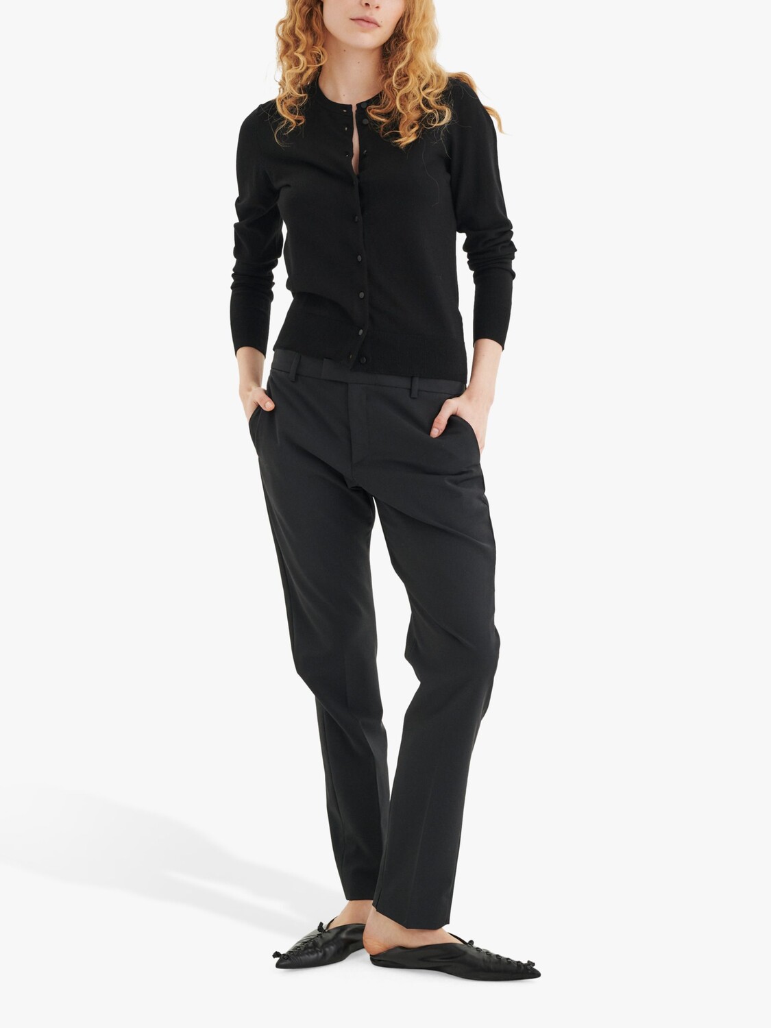 

Прямые брюки InWear Kinsa, черные, Черный, Прямые брюки InWear Kinsa, черные