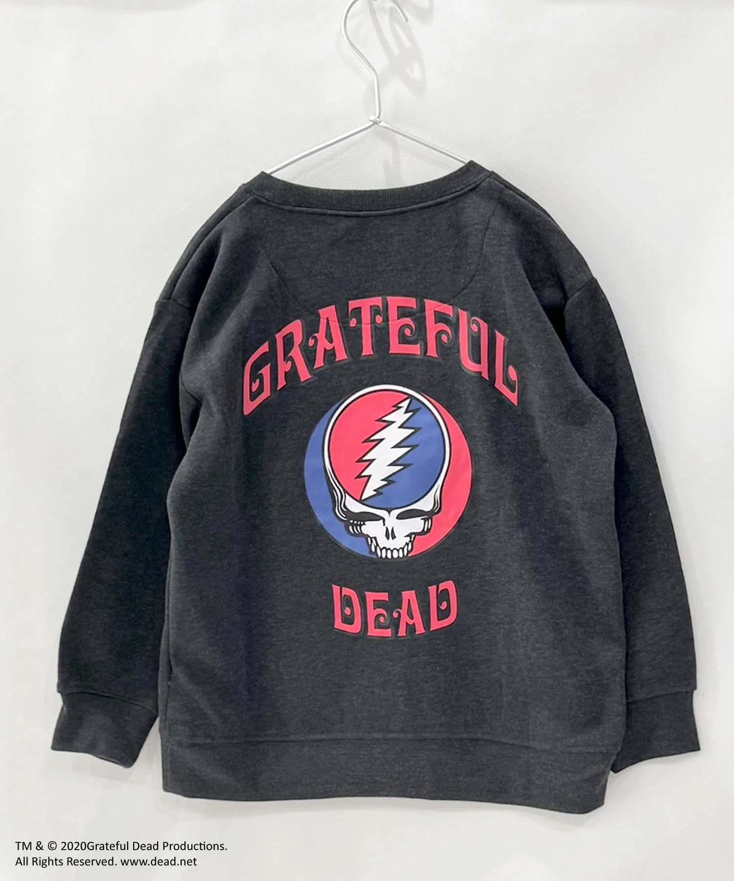 Детская толстовка GRATEFUL DEAD большого размера на флисовой подкладке — фото 2