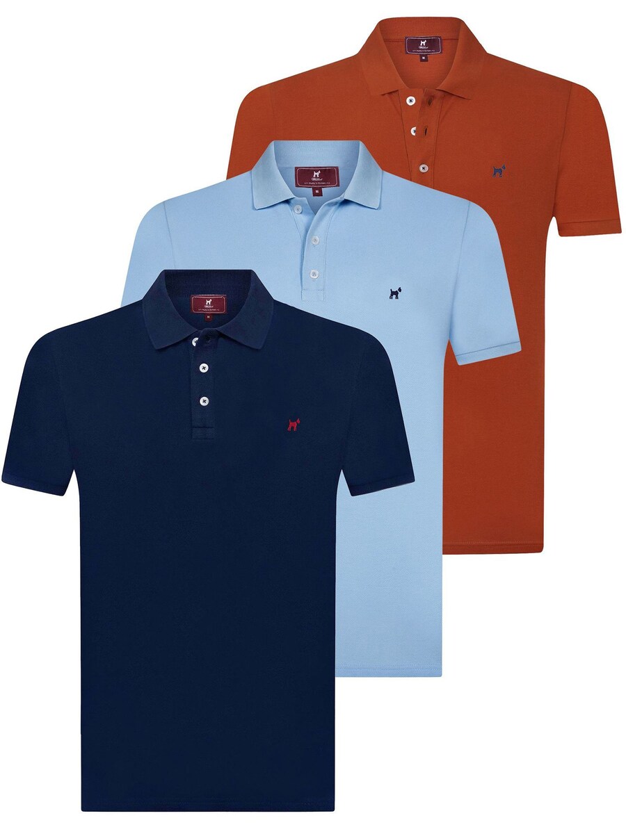 

Рубашка Williot Rairok, цвет marine blue/Light blue/mottled orange