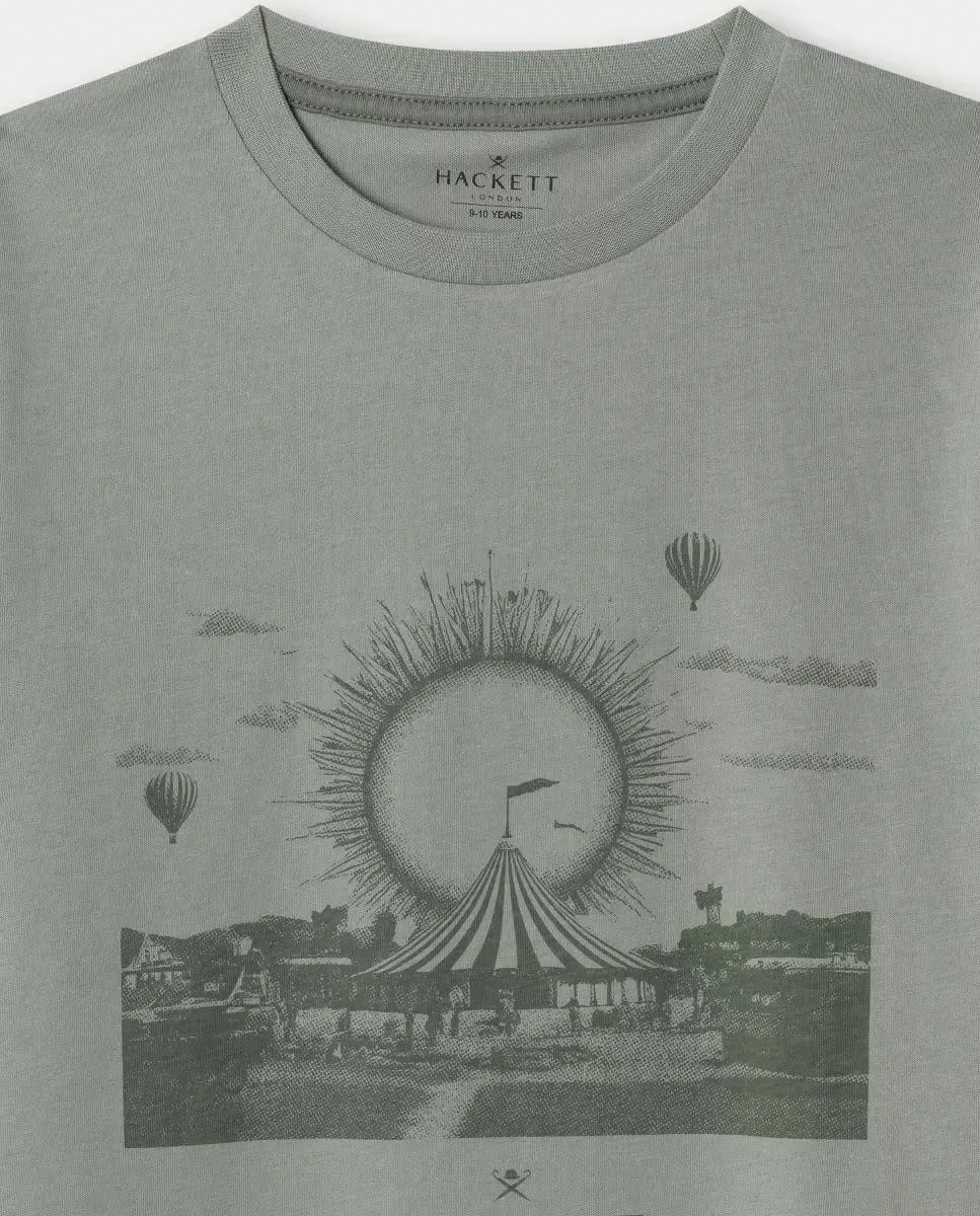 Детская футболка Festival Wheel Hackett, светло-зеленый — фото 3
