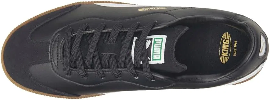 Кроссовки для футбола PUMA King 21 Indoor, Black-white-gum — фото 4
