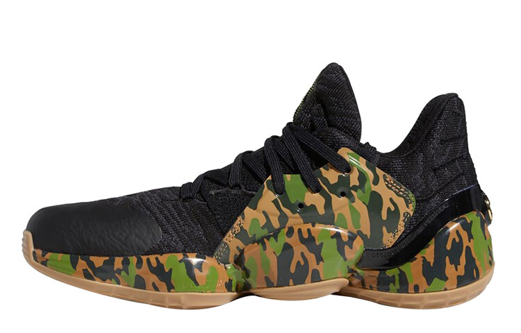 

Кроссовки Adidas Harden Vol. 4 Basketball Men, черный/зеленый