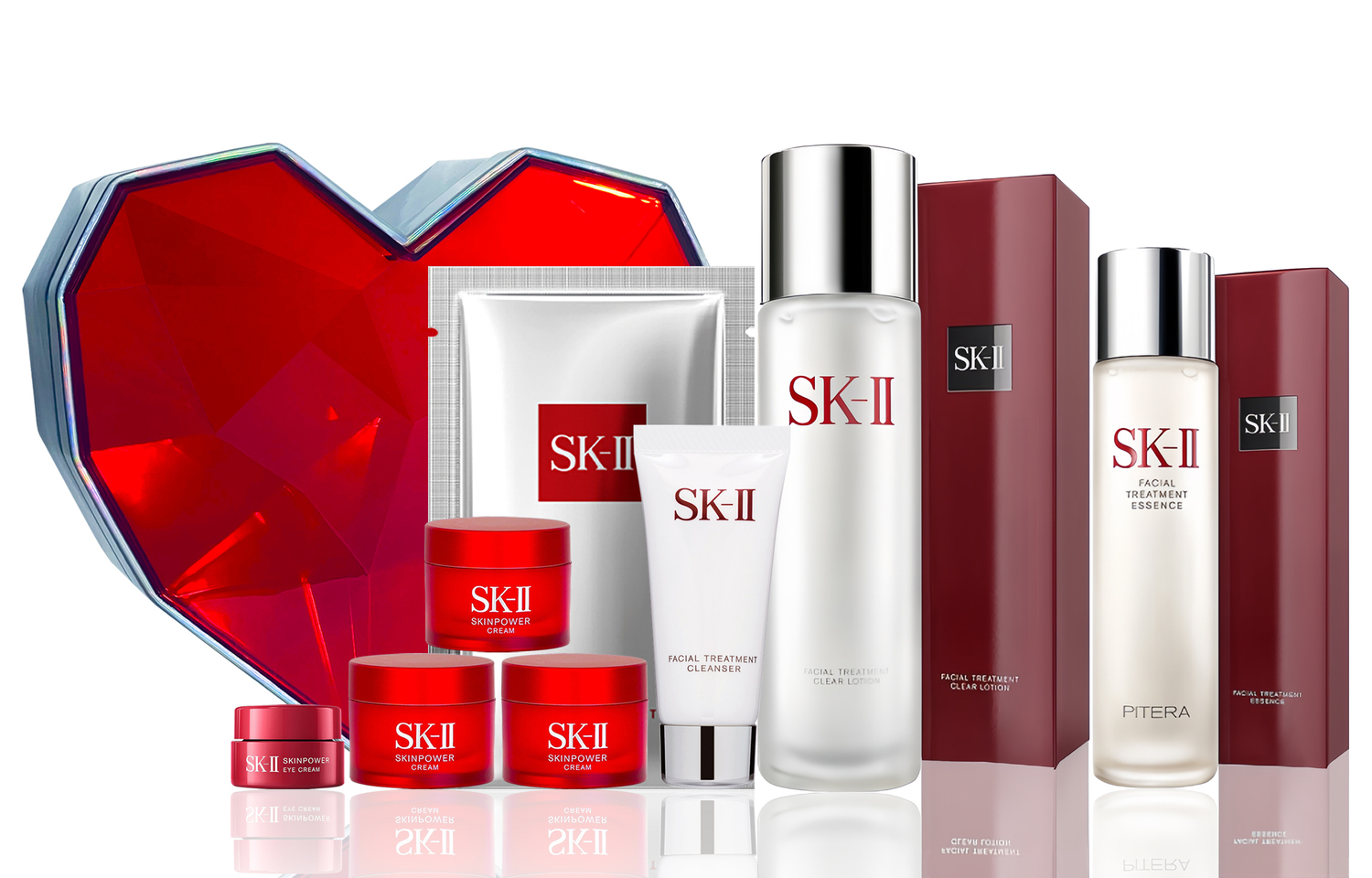 

SK II Qingyinglu наборы для ухода за кожей Unisex SK-II, the sk-ii is a heart-pounding eight-piece set