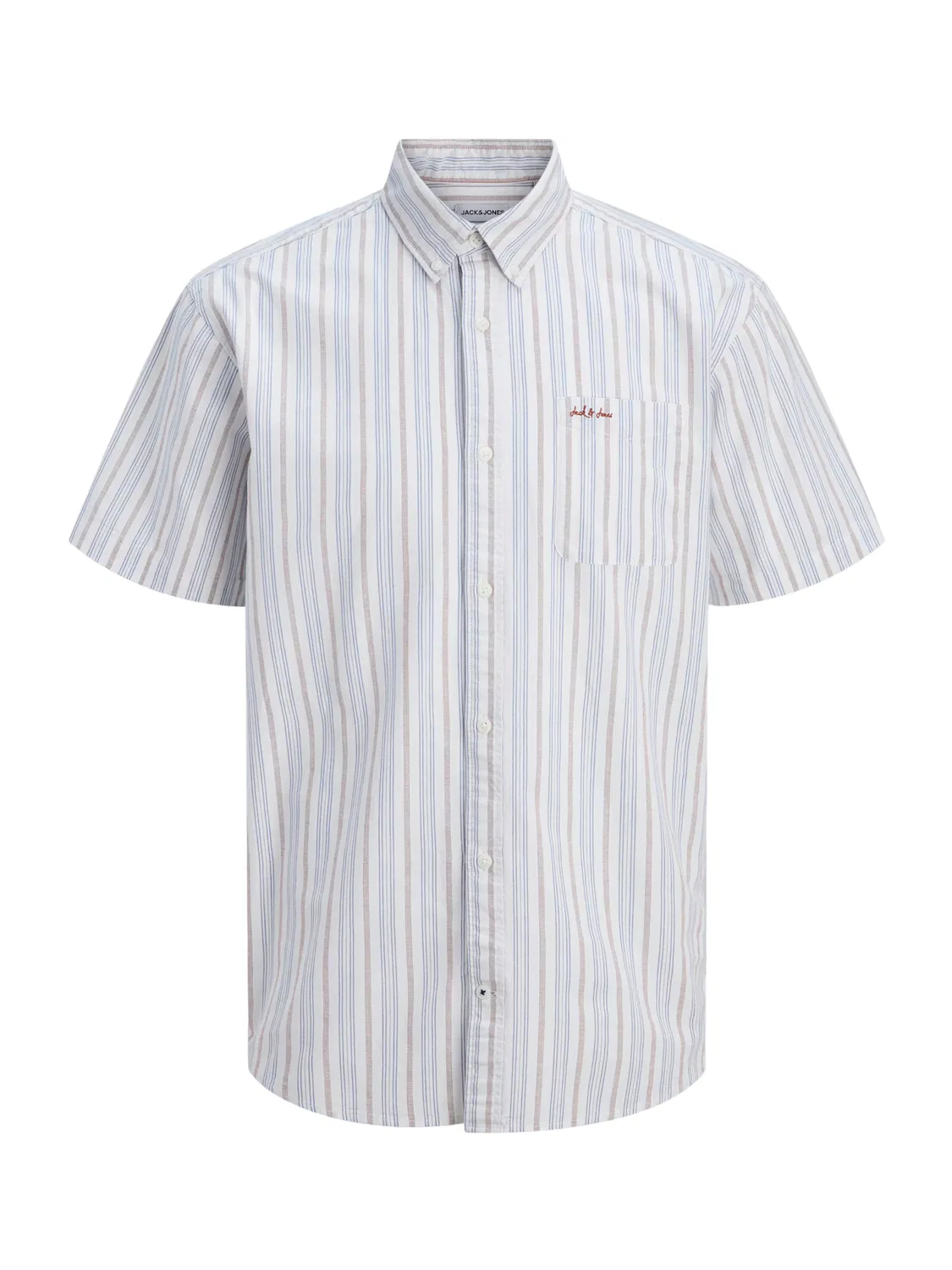 Рубашка на пуговицах стандартного кроя 'JJDEVIN' Jack & Jones Junior, White