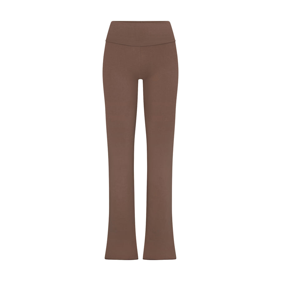

Брюки с откидными плотами SKIMS Cotton Jersey, цвет Truffle